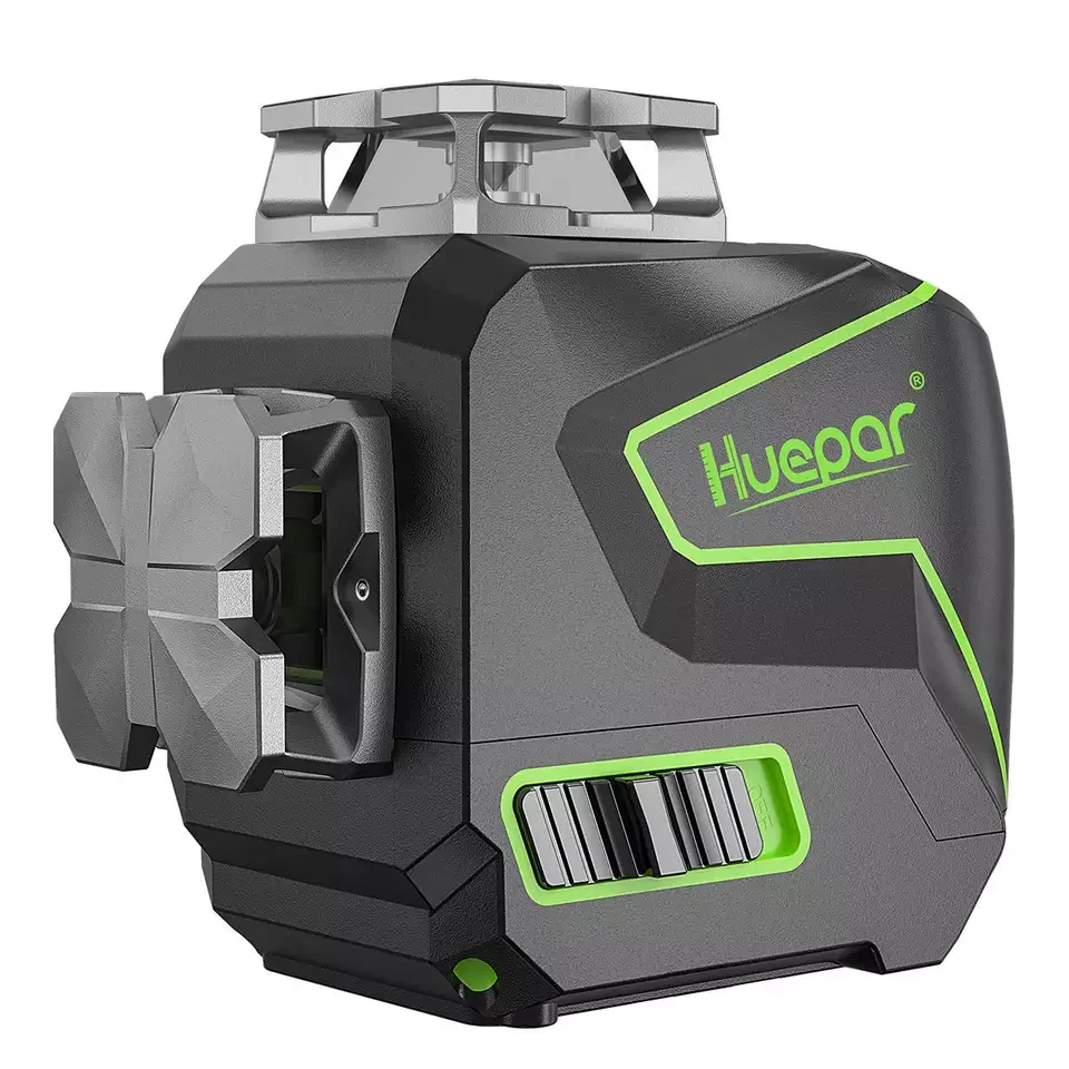 DISCOUNT PRICE FOR ORIGINAL Huepar S02CG Laser Self Leveling Machine Cross 8 Line Level 360 Tool