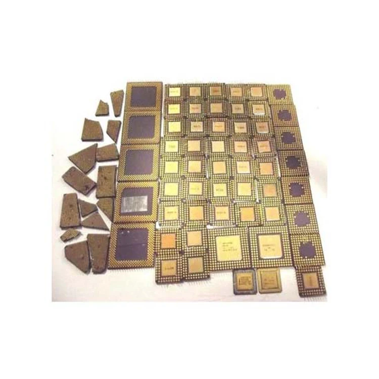 Processor Scrap Ceramic CPU with Gold Pins for ready market