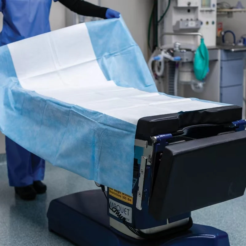 Disposable Absorbent Table Sheet with Lifting Sheets for Operating Arm Board Cover and Head Covers Surgery Kits