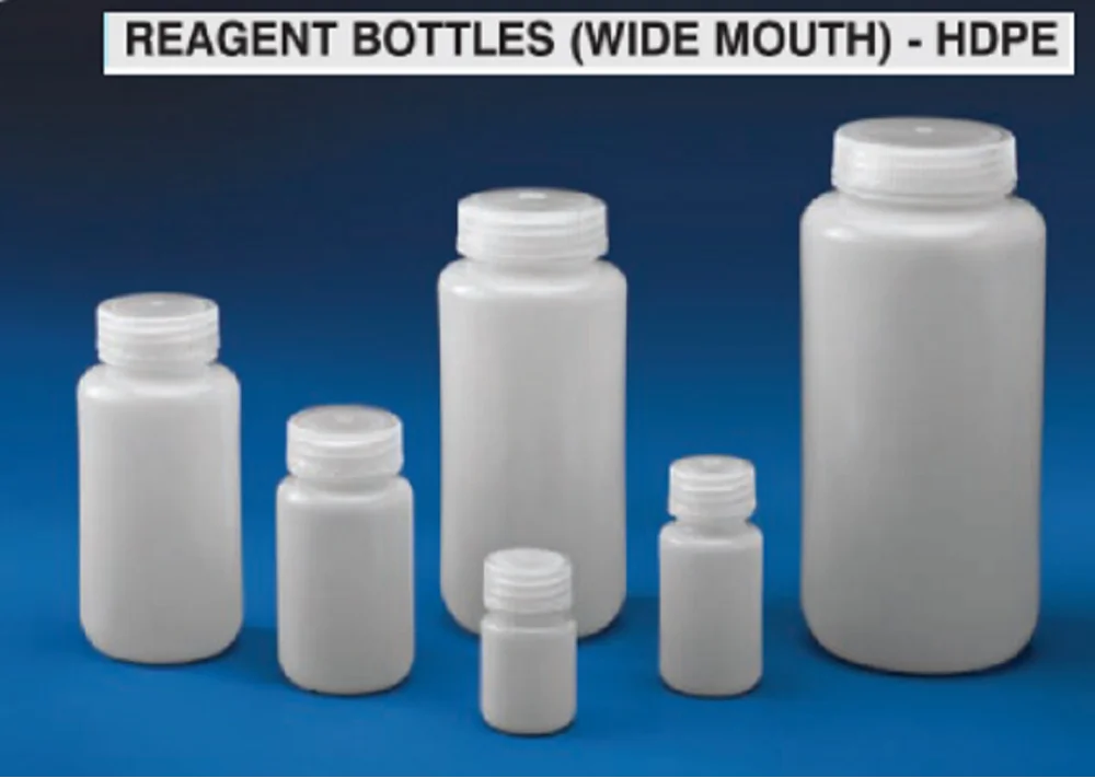 Liquid Plastic  Bottle 4ml, 8ml, 15ml, 30ml ,60ml ,125ml ,250ml ,500ml ,1000ml ,1L Reagent Bottle Wide mouth