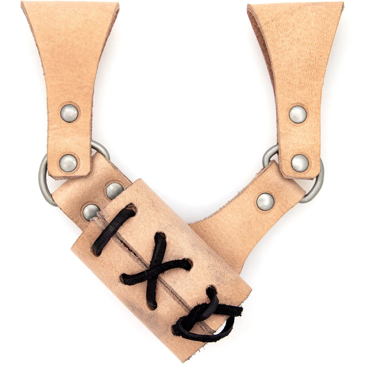 100% Genuine Cow Leather Right Handed Medieval Leather Sword Frog in Natural Tan Color Wholesale Leather Sword Holder / Holster