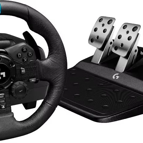 Discount Price Logitech G923 Racing Wheel and Pedals for PS5, PS4 and PC