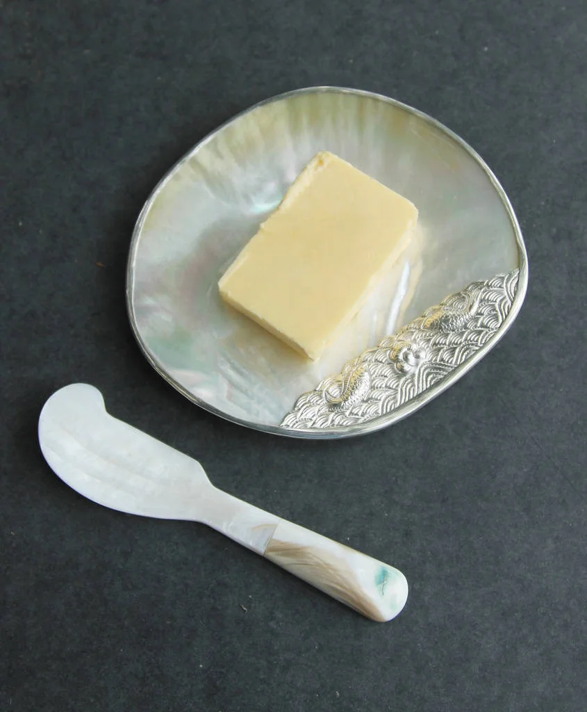 Handmade Mother of Pearl Shell Plate Luxury Serving Caviar Dish Various Sizes Dinnerware Plates from Vietnam Supplier