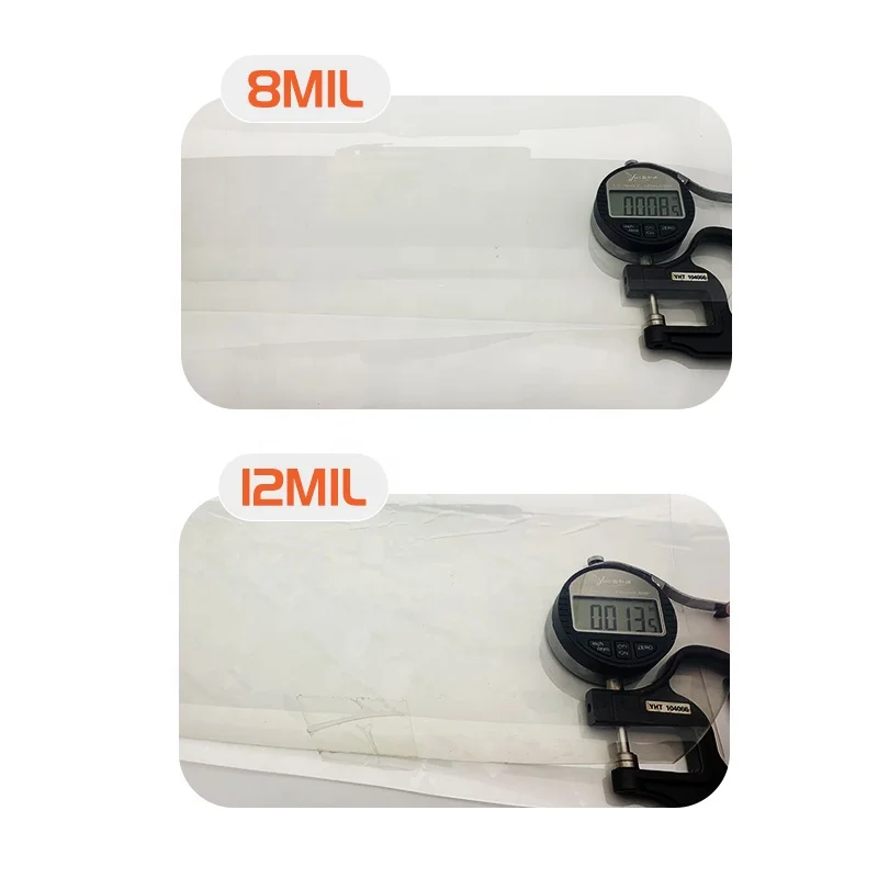 High definition vision building explosion-proof Window Glass 4mil 8mil Safety Smart Film for Building Window