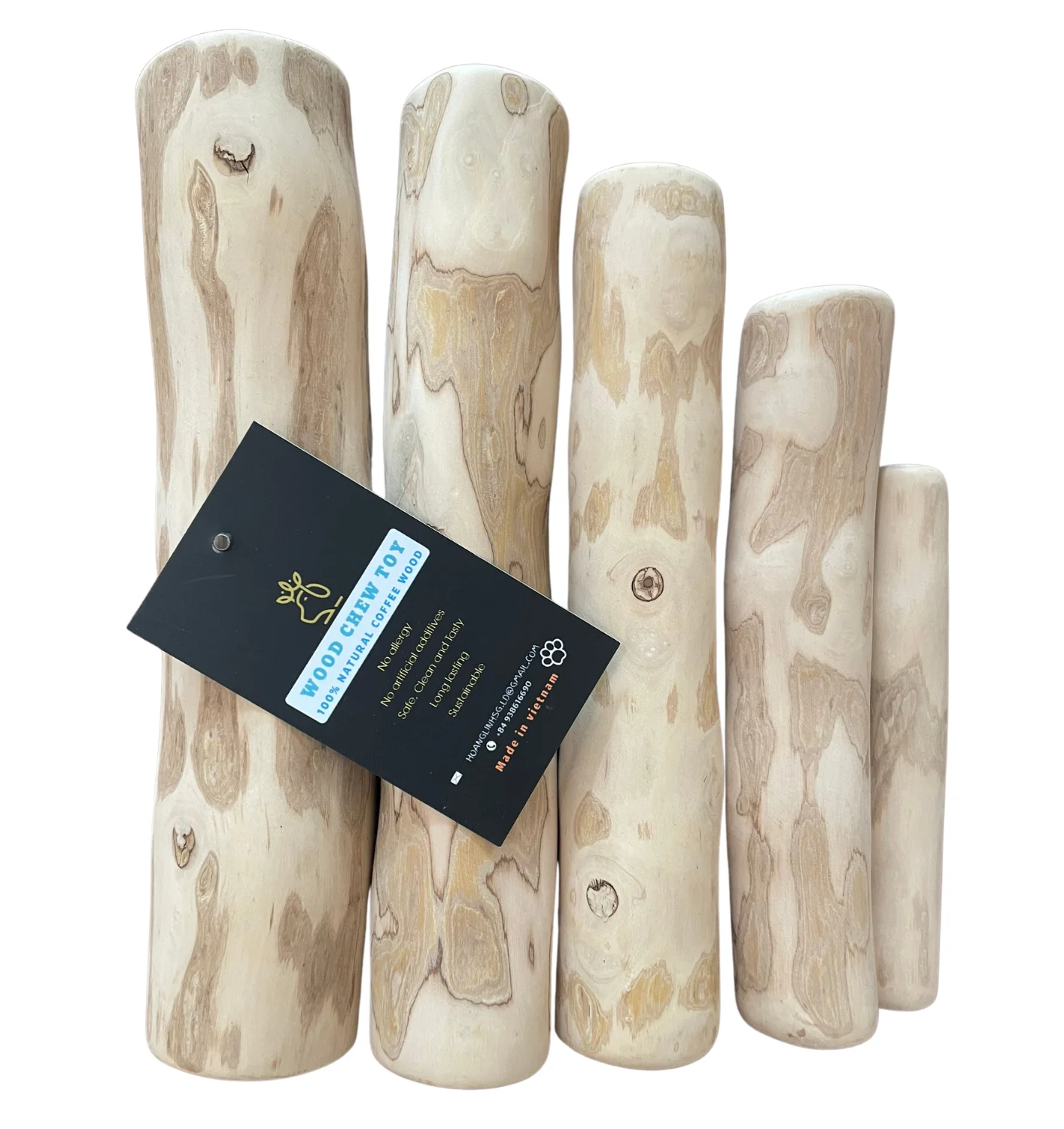 Wholesale Good price natural Coffee Wood Dog Chew the Best clean teeth for dog free sample +84 868 937 913 Ms. Klev