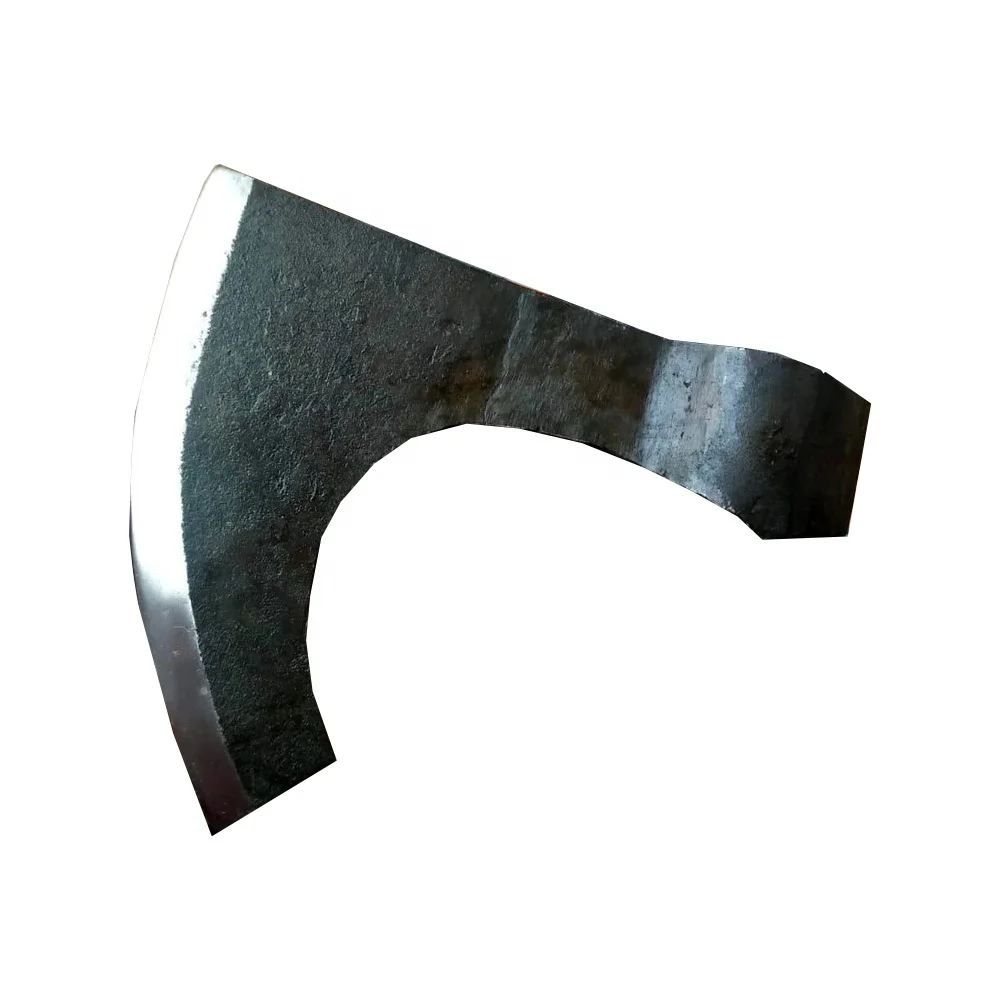 Hand Forged Viking Axe Head Bearded Axe Head High Carbon Steel Outdoor Replacement Axe Hatchet Head