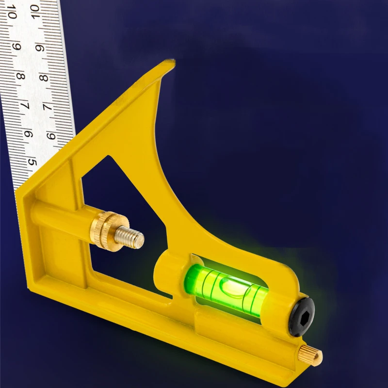 New Digital Level Multipurpose Angle Adjustable Combination Square Scale Stainless Steel Protractor