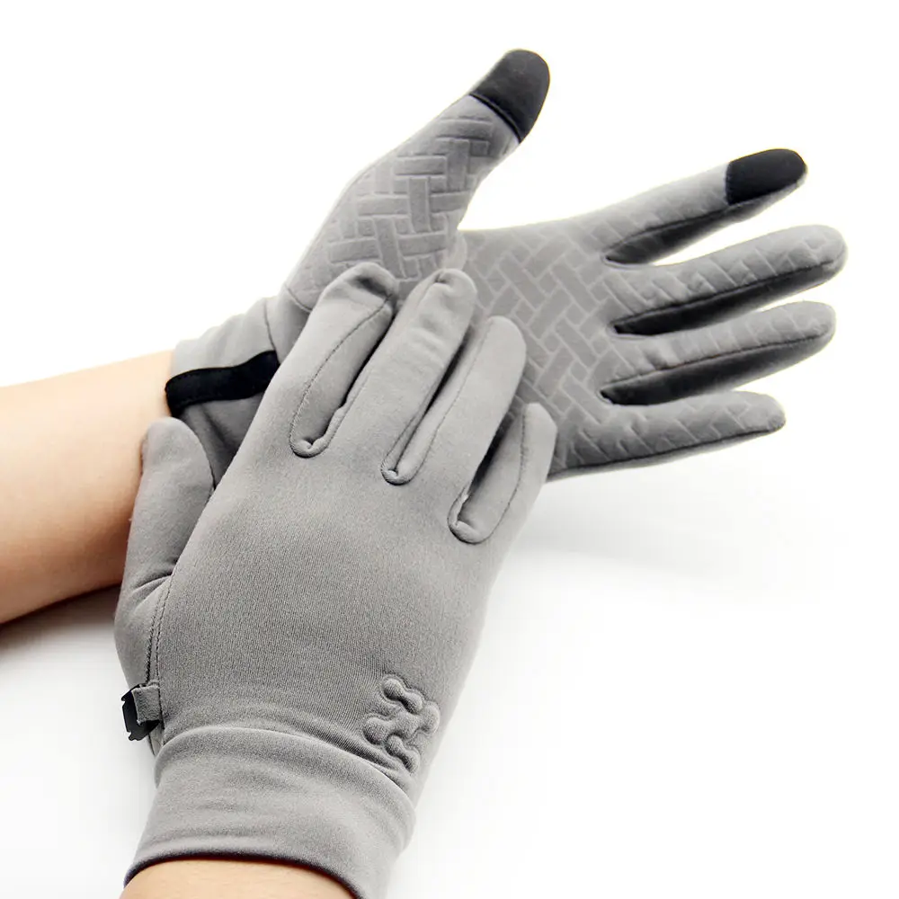 Waterproof Lightweight touchscreen gloves thin sports liner gloves for running skiing driving fishing gloves