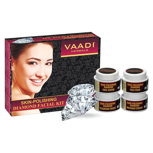Vaadi Herbals Skin-Polishing Diamond Facial Kit For All Skin Type 70 gm