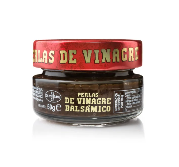 Top quality Spanish 50g balsamic vinegar of Modena PGI in spheres for food service