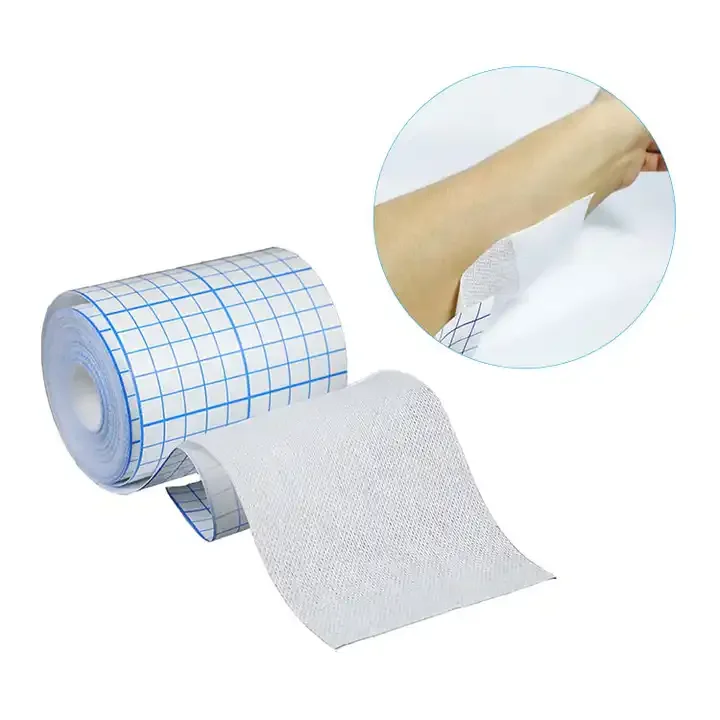 Family Use Waterproof Adhesive Non Woven Tape 10cm*10m Dressing Roll Wound Cover