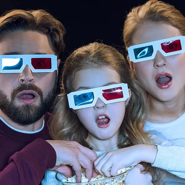Anaglyph 3D Paper Glasses Lightweight and Affordable Eyewear for Viewing 3D Movies and Images Lightweight Design