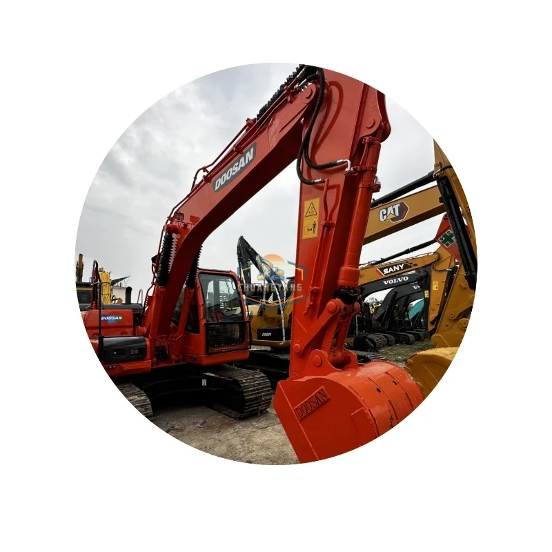 Doosan DX 150 Used Excavator with 95% New Durable Construction Equipment Compactor Wheel Pump Motor Bearing Engine
