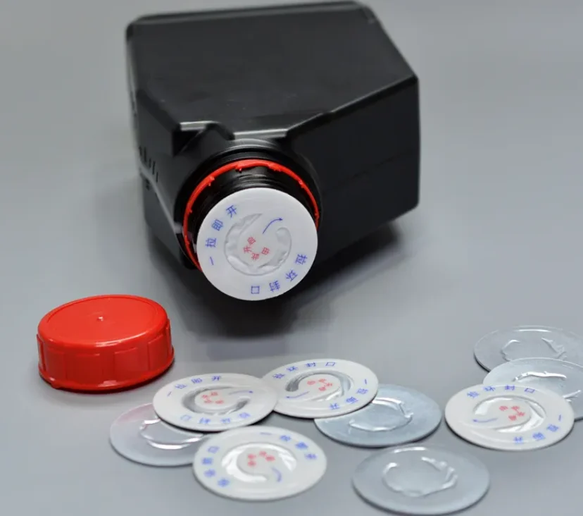 aluminum foil cap liner induction foil seal cap liner lif in peel cordox oil seal liner seals for bottles