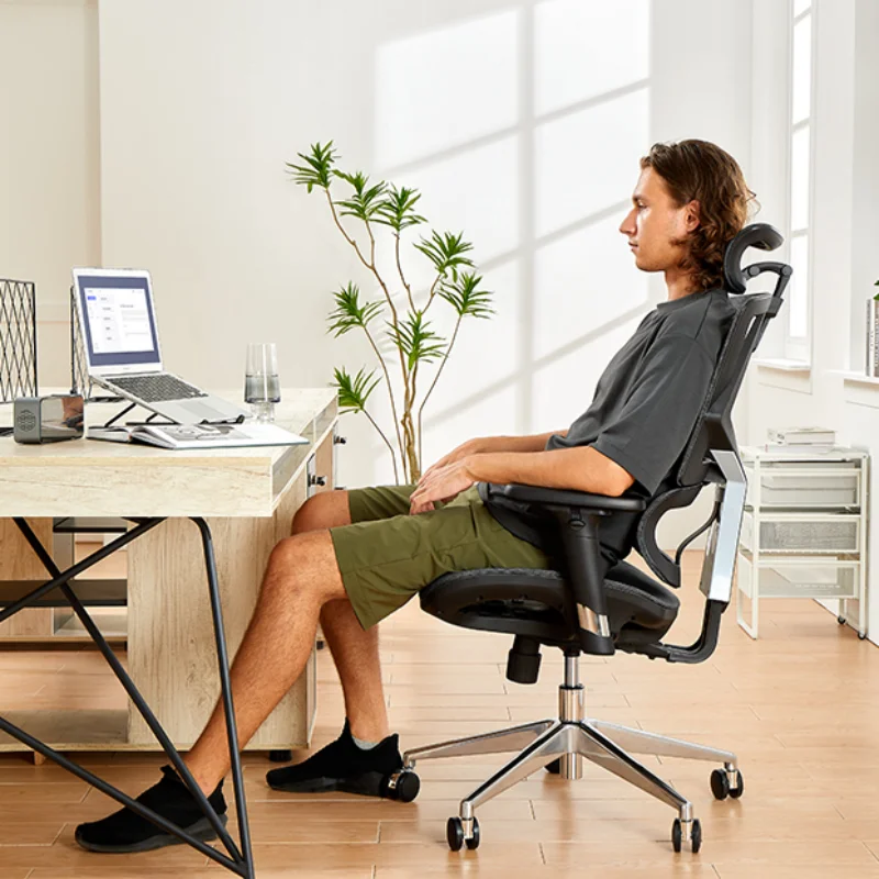 Sihoo Ergonomic high back office chair High quality full mesh chair with fiber elastic lumbar support