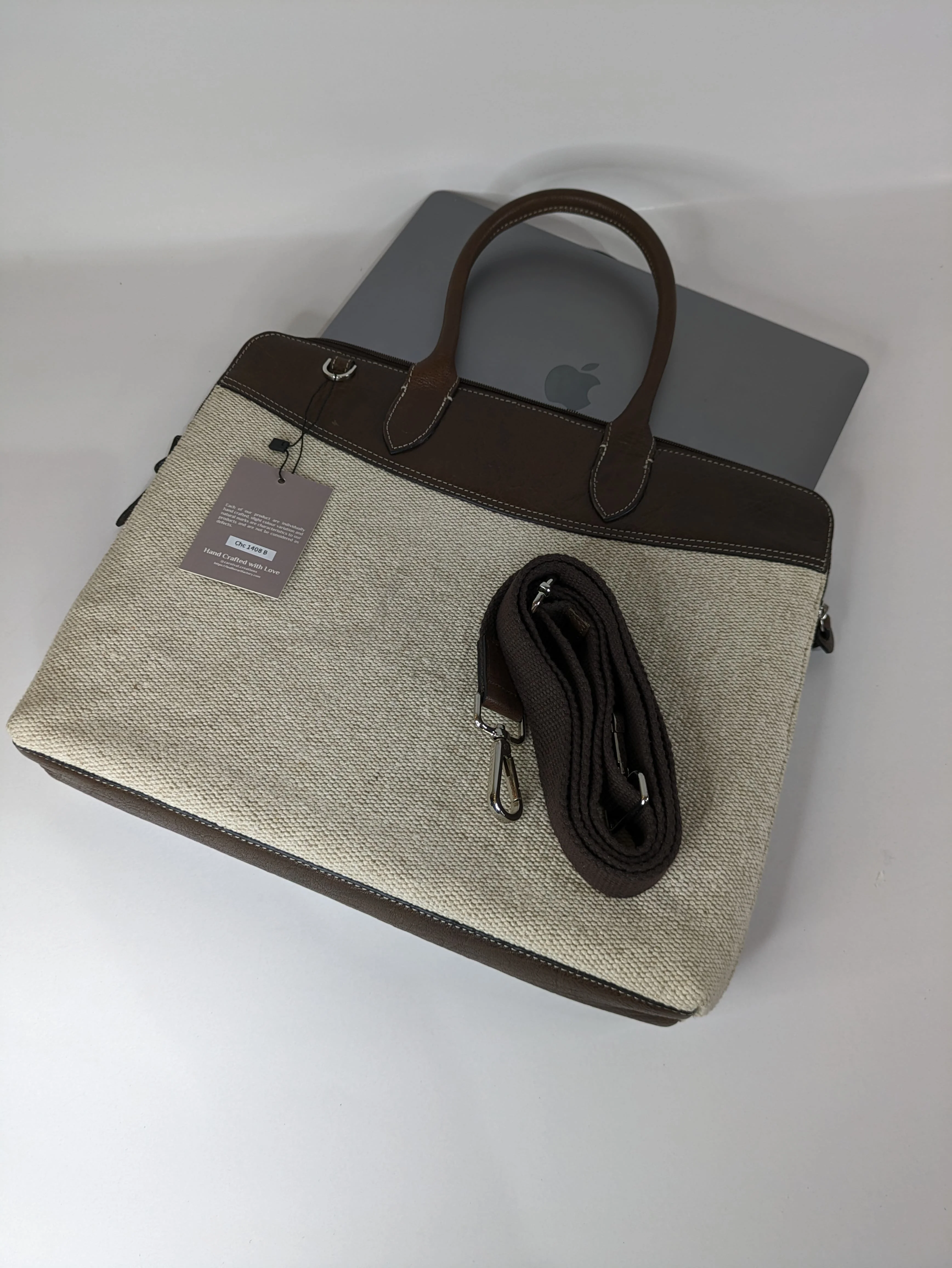Bag For Laptops Leather Laptop Accessories Computer Leather Business Laptop Bag With Handle For Office For Man Woman Girl