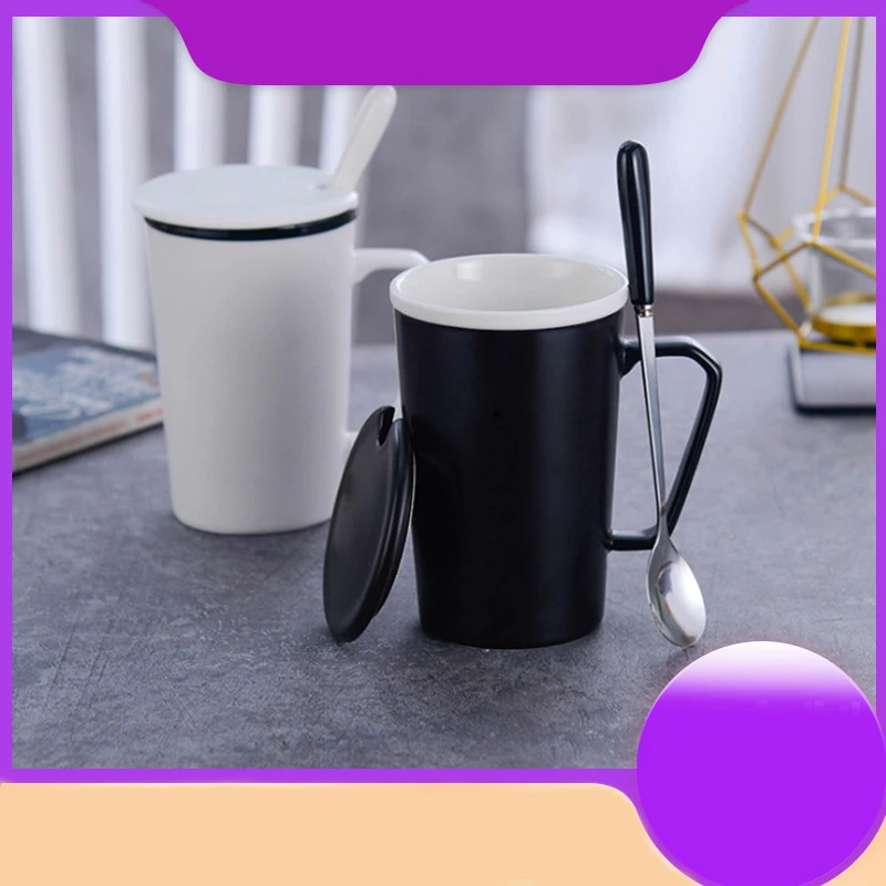 Private Label Customizable Travel Luxury White Black Smart Printed Custom Coffee Mugs