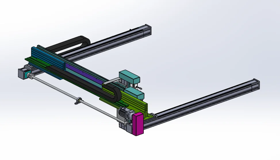 Shenzhen W-Robot High precision servo motor industrial single axis robot E(C)BT22
