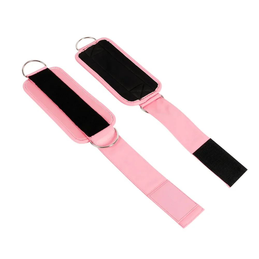 Gym Fitness Gear Ankle Straps Weight Lifting Cuffs Ankle Support Power Lifting Fitness Exercise Ankle Strap