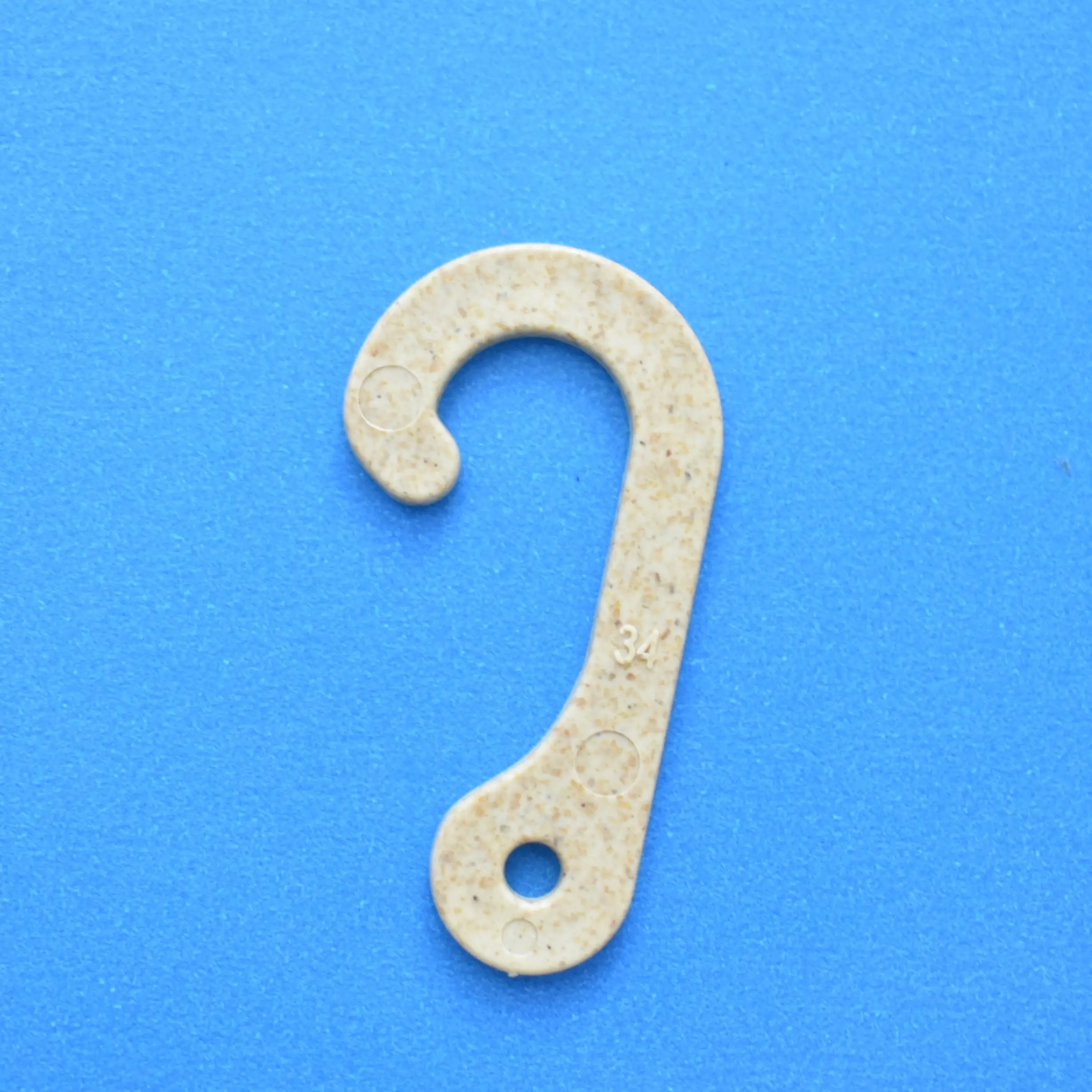 Hook for Hanger 10 Bio-Based rice husk plastic hooks hanger display hooks for poly bags hanging socks hot selling high quality