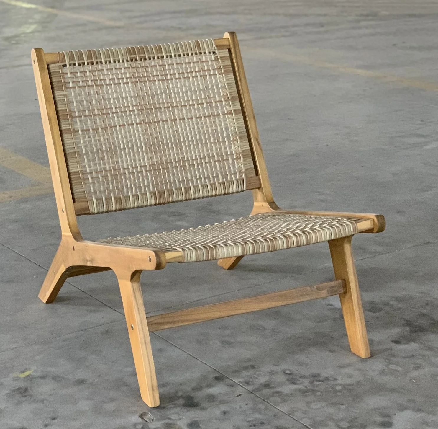 Wholesale Wicker Chair Furniture combine with wood , made in Vietnam Style Outdoor Tea Modern Garden Color Feature