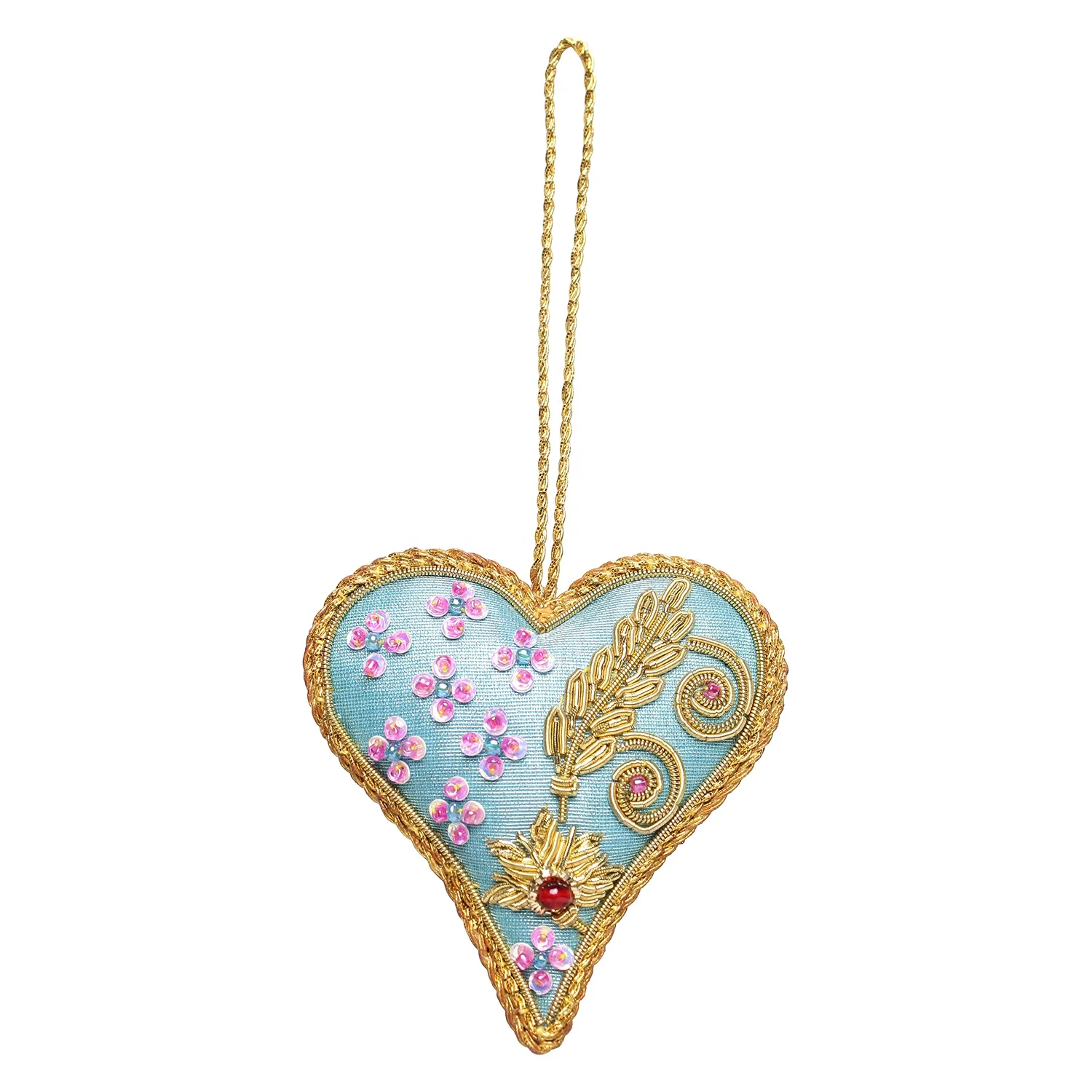 Handmade Christmas Decorations Embroidered Beaded Velvet Satin Lama Santa Socks Flying Sparrow Eagle Bee Tree Gifts PEACOCK Bags