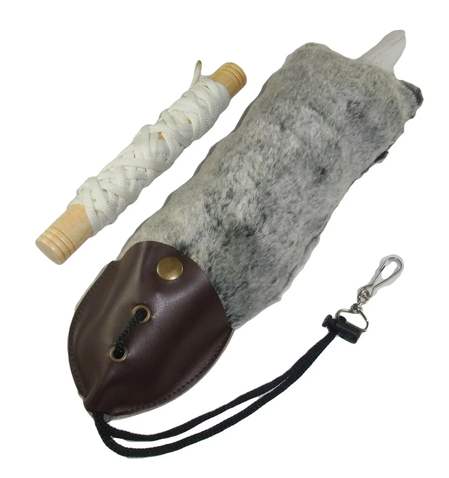Falconry Artificial Fur Rabbit Lures for Training Bird Falconry Equipment with Leash and Creance