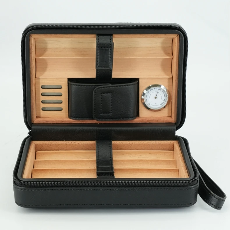 portable cigar-boxes-wholesale cigar humidity bag cigarette display case lighters smoking accessories
