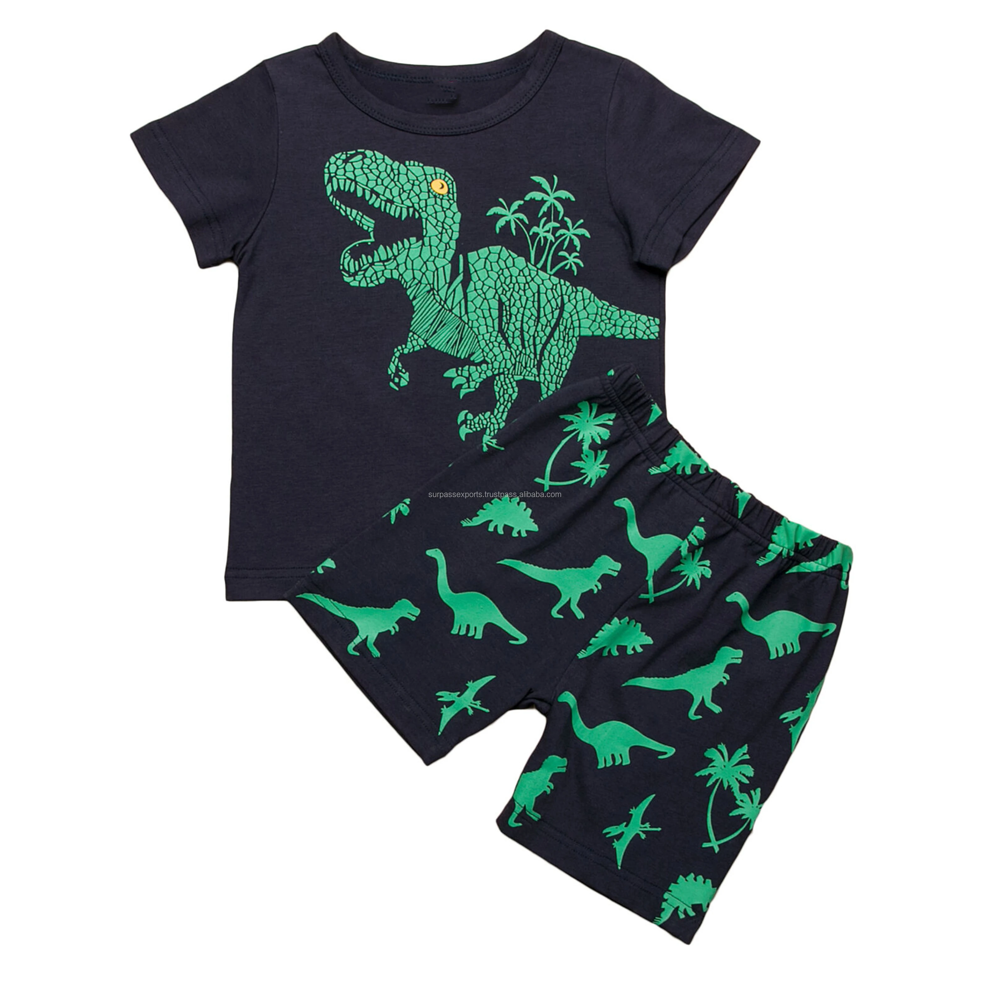 Wholesale New Trending Organic Cotton Kids Clothing Set Extra Soft 100% Cotton Clothing Sets for Standard Dresses