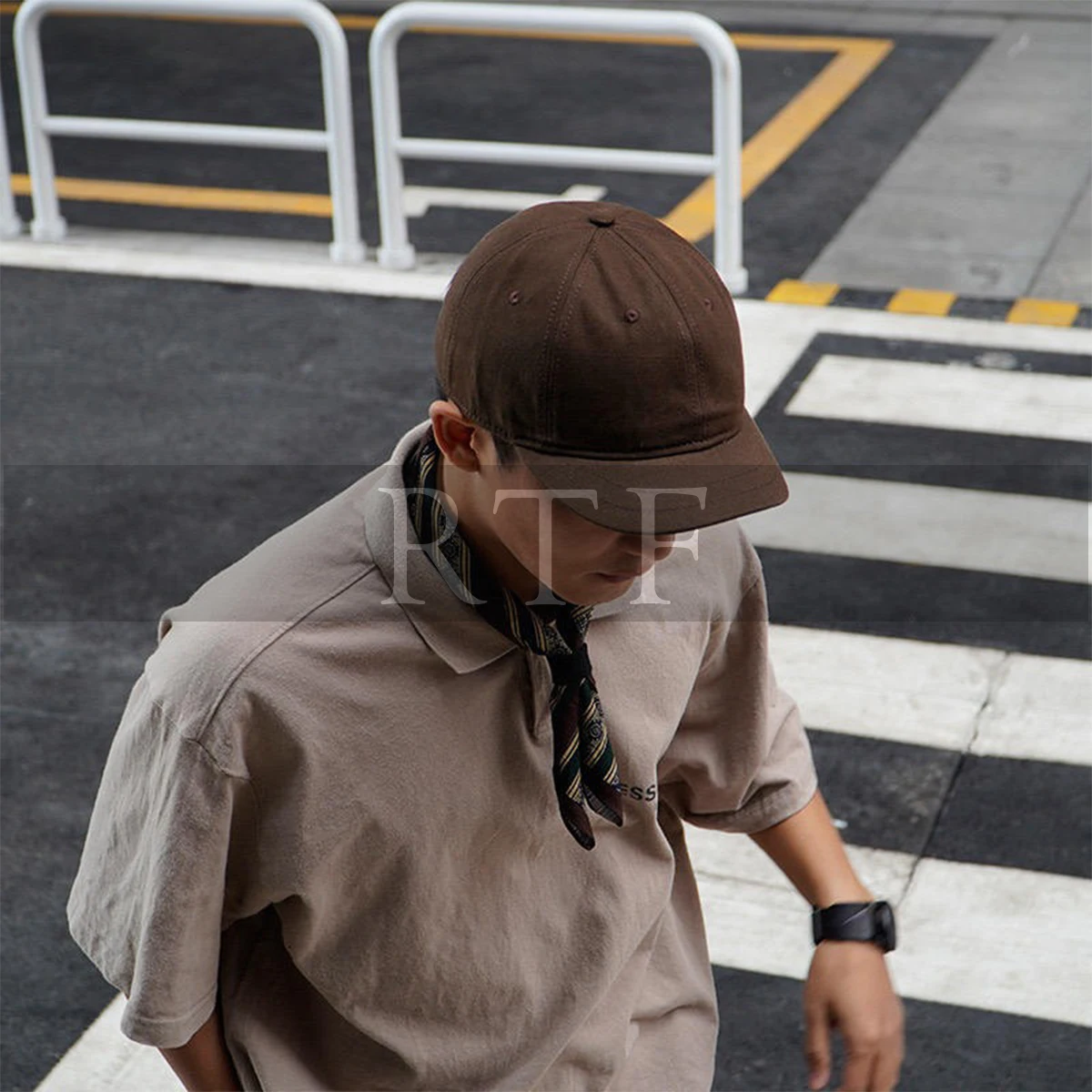 Add Your label Logo Print Embroidery Cotton Solid color Japan Korea Hat Boutique Hot Sale Short Brim Baseball Cap by Raw to Fine