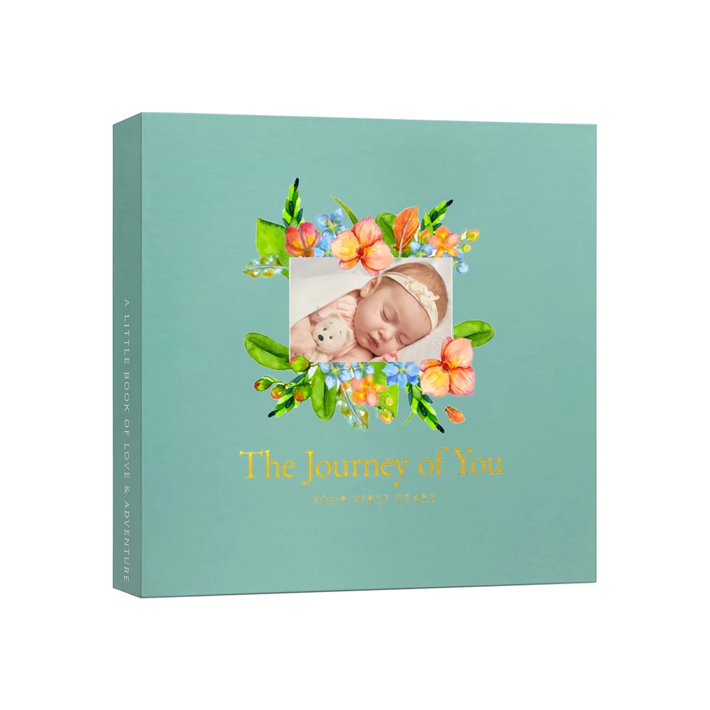 Custom Printing Hardcover First Five Year Birth Daily Gift Memory Keepsake Record Pregnancy Book Baby Journal