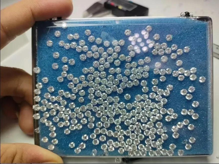 100% Natural Loose Diamonds Good Quality VVS Clarity 1.50-1.65mm Melee DEF Color Real Diamond stone Full Stock for Sale