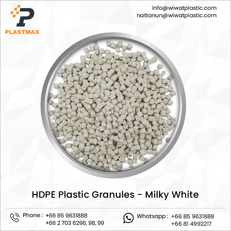 Top Quality Widely Selling Clean Washed Recycled Grade HDPE Blow Plastic Raw Material Granules for Sale