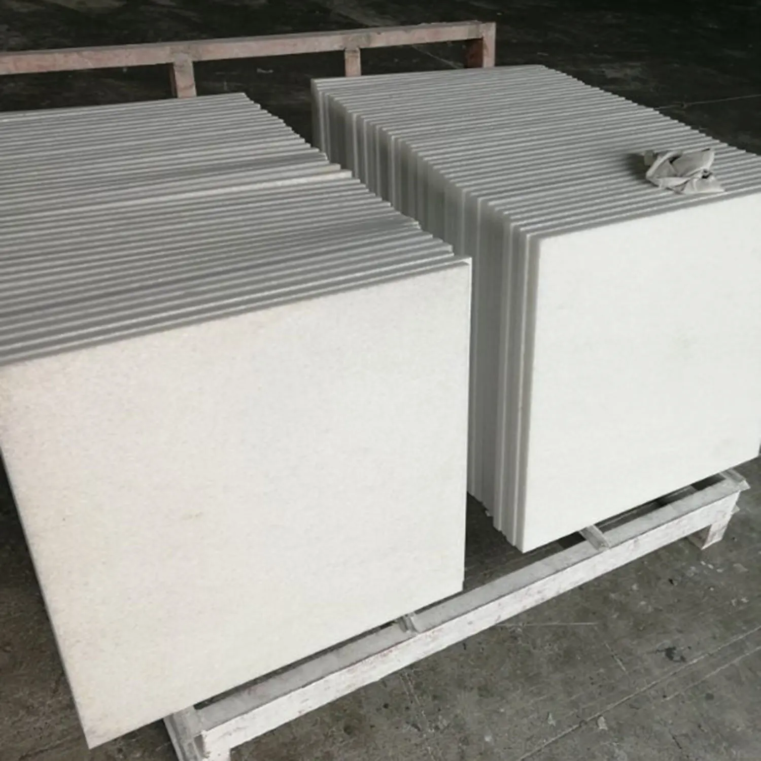 Polished white marble slabs tiles from vietnam