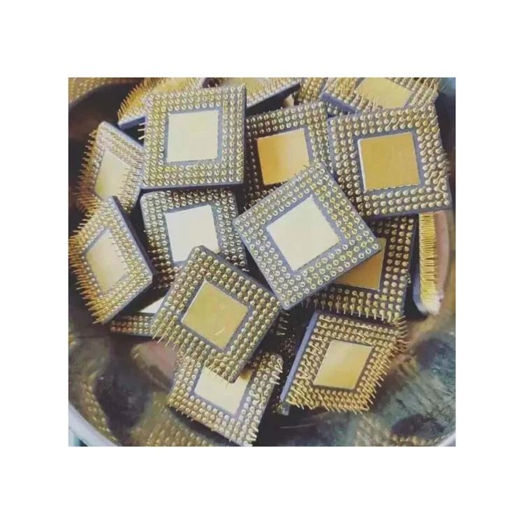 Processor Scrap Ceramic CPU with Gold Pins for ready market