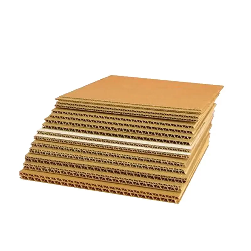Custom Brown White Paper Card Board Package Box Corrugated Cardboard Sheets For Box Making