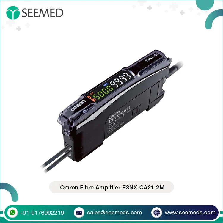 Polycarbonate Material White LED Display High Color Discrimination Capability Fibre Amplifier E3NX-CA21 2M