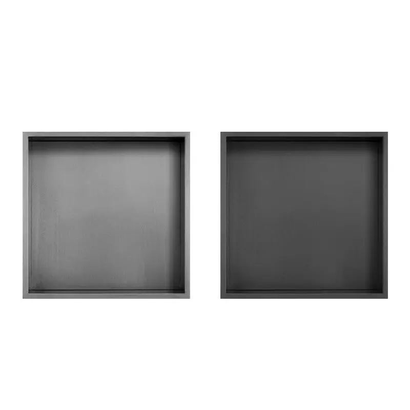 OEM/ODM Stainless Steel SS304 Living Room Square Storage Niche Rectangular Embedded Bathroom Shower Wall Niche
