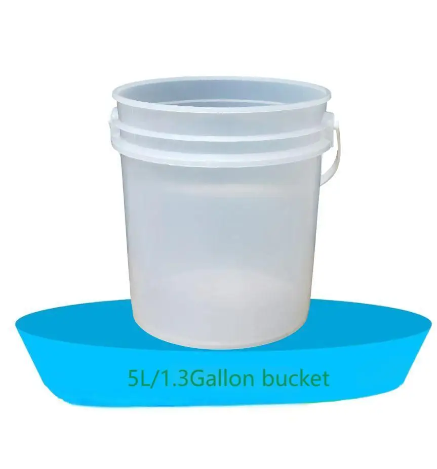 Food Safe My Brewing Fermentater 5 Liter 1.3 Gallon Plastic Pail  From 20 Year Experience Manufacturer SDPAC