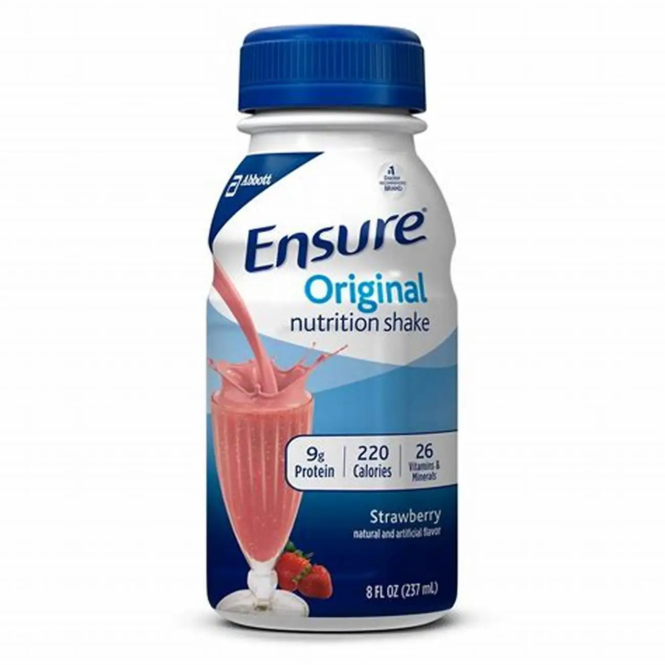 Ensure Plus Shake, Strawberries & Cream, 6 - 8 Fl oz (237 Ml)
