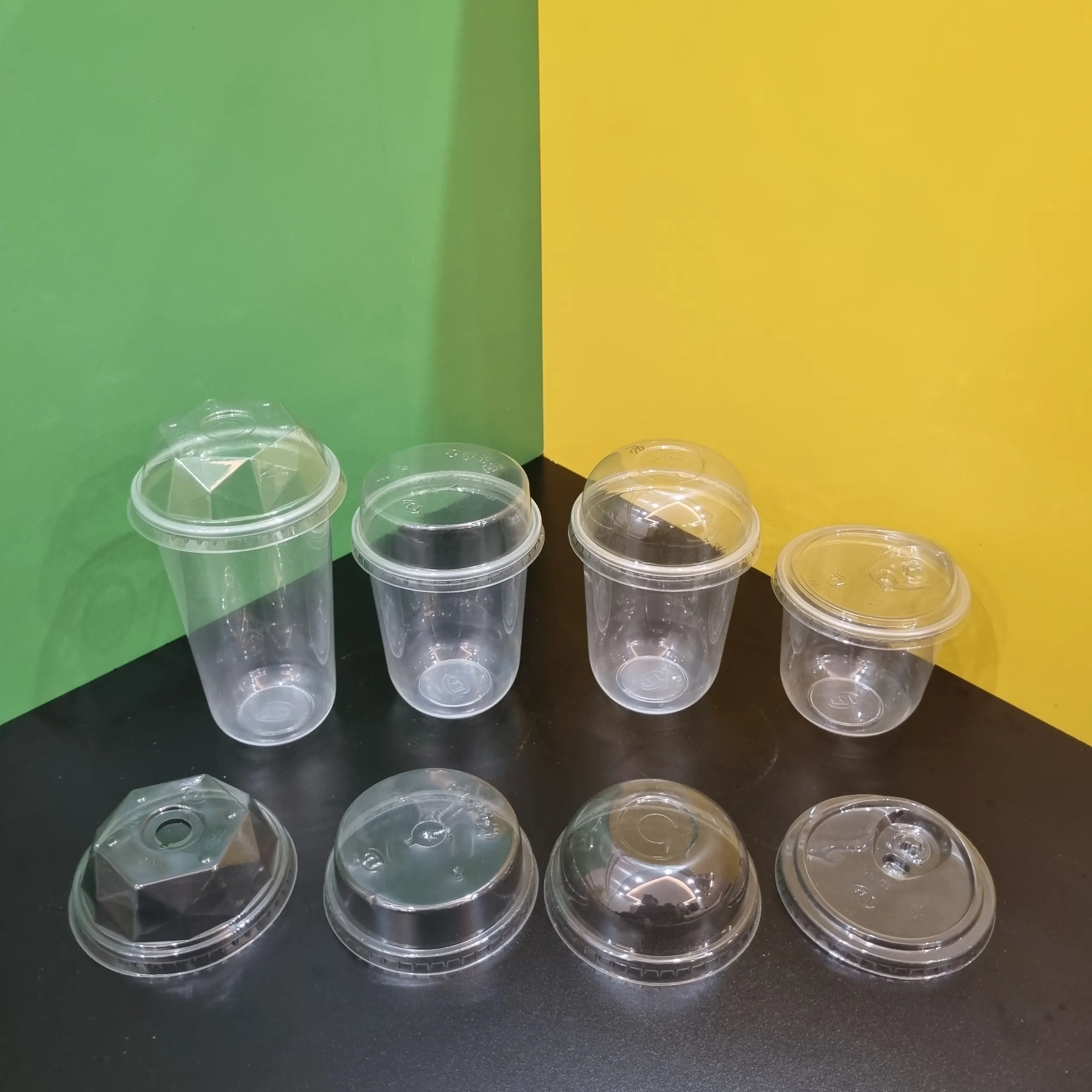 Vietnam 500ml 16oz U Shape ready to ship Disposable Transparent PP plastic cup customized manufacturer low price