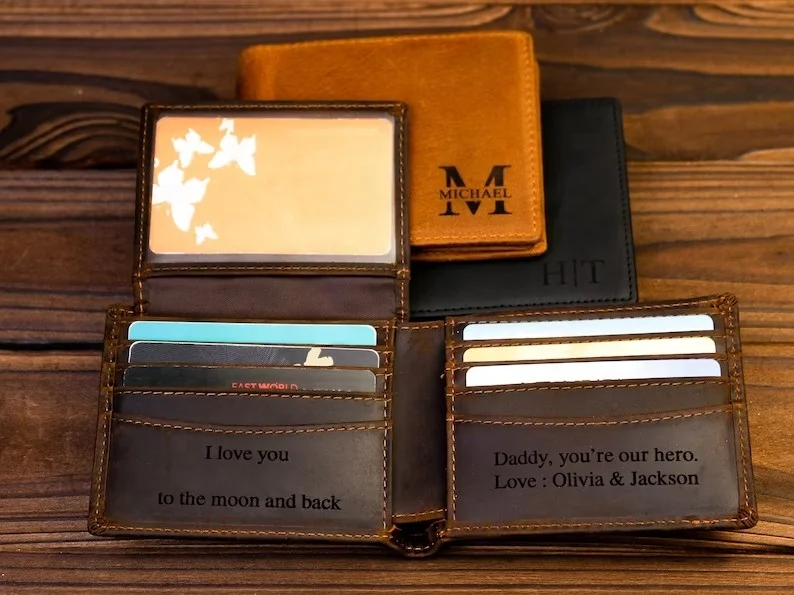 Luxury Fashion Genuine Leather Gentleman Wallet Fold Short Men Wallets Men Leather Wallet Business Mens LWM-0199