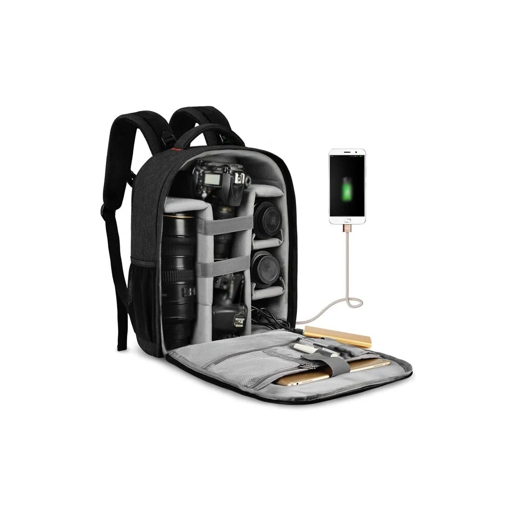 Camera Backpack Camera Bag Waterproof For DSLR Camera Lens And Accessories Accept OEM