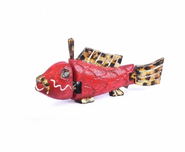 Arts and Crafts Eco Material Style Jackfruit Wood Occasion Durability Feature Best Water Puppet Fish from Vietnam