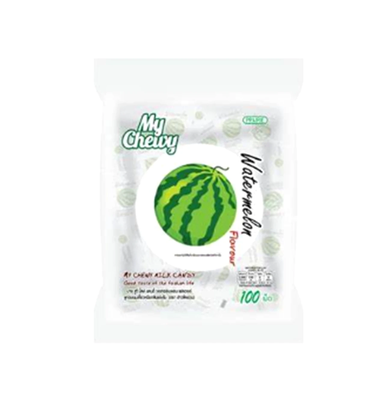 My Chewy Milk Candy Milk Watermelon Flavour Good Taste Soft Sweet GMP Premium Quality Product 360 g (100pcs.)