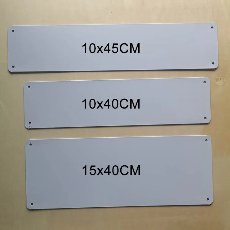 Hot sale Vintage metal signs 10*40CM Classic Customized Blank tin sign wall plate Wall decoration Metal Poster For Wholesale