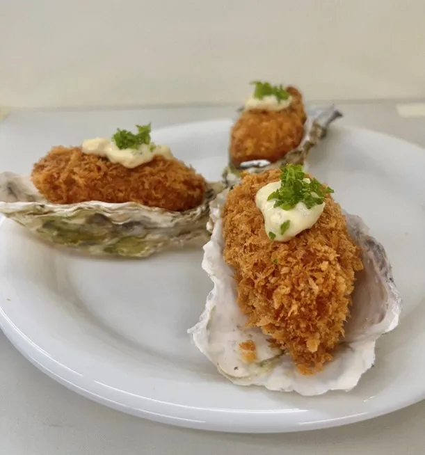 Excellent Quality Japanese Fresh Oysters Wholesale Frozen Breadcrumbs Seafood Dish Fried