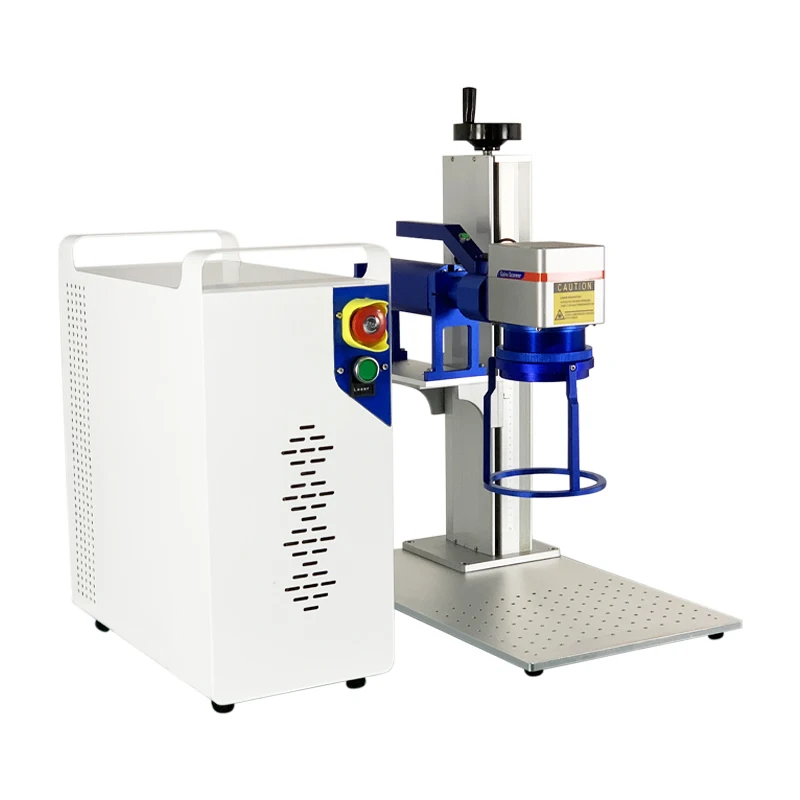 100 Watts Portable Desktop Metal SS Non-metal Plastic PVC Fiber Laser Marker Engraving Marking Machines Price
