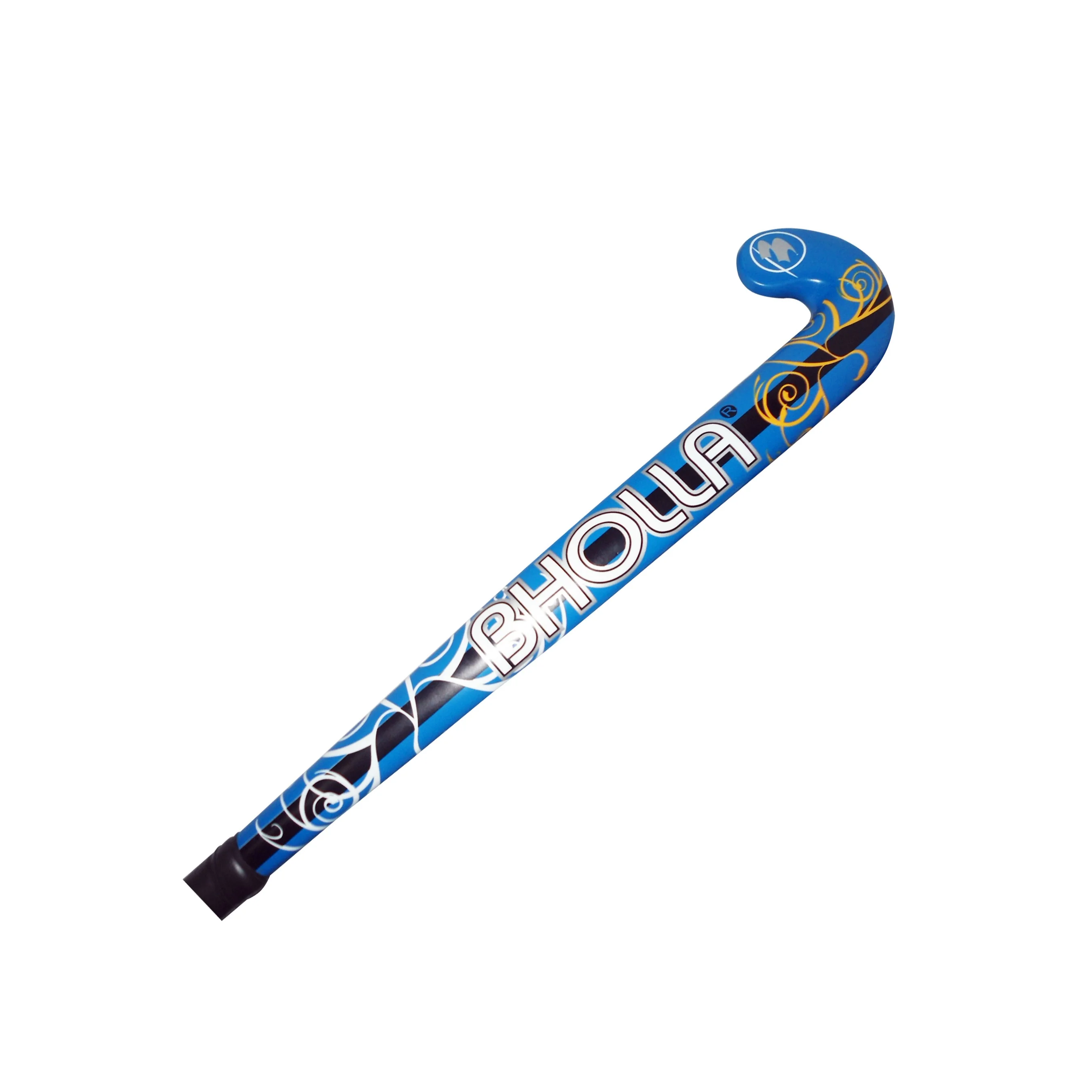 Bholla Standard Wood Custom Logo Hockey Sticks Field Wooden With Glass Fiber Reinforcement Fully Paint