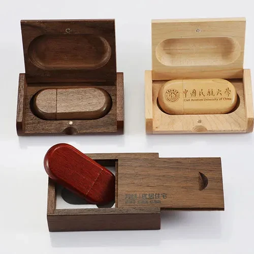 creative Rotating bamboo wooden memory stick disk 4gb 8gb 16gb 32gb 64gb 128gb logo laser engraving wooden USB flash drive